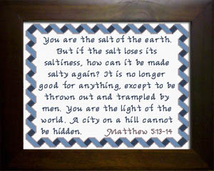 Salt of the Earth - Matthew 5:13-14